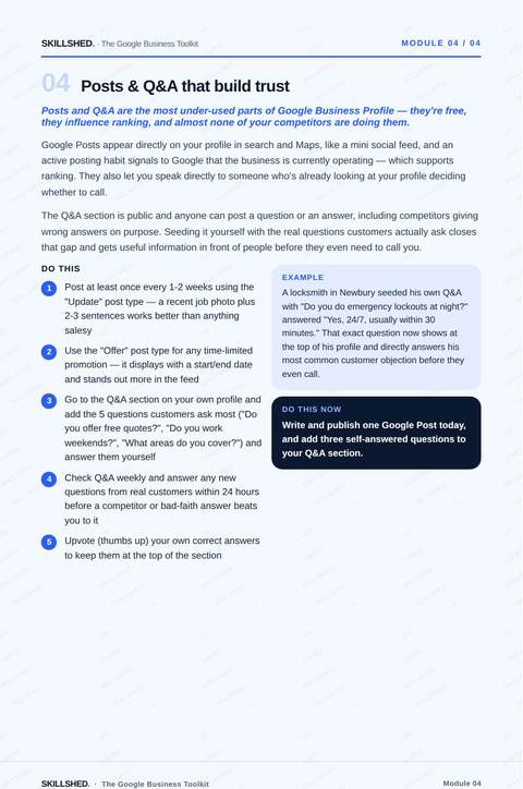 Blurred preview page from this course