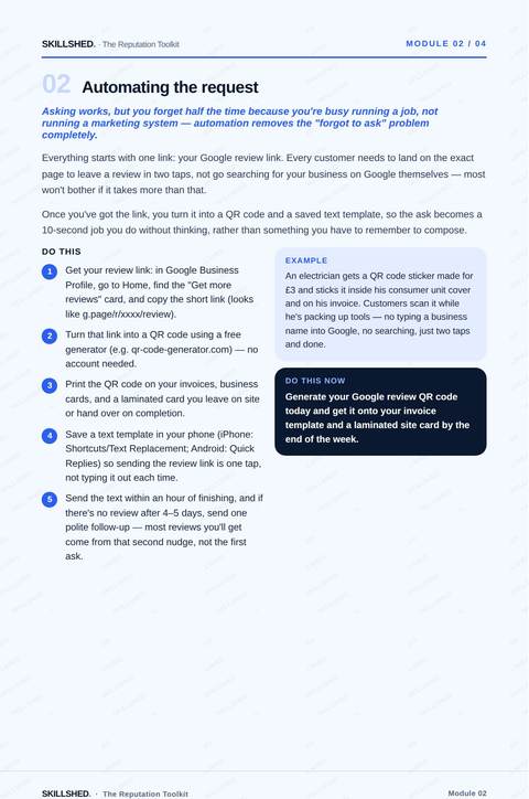 Blurred preview page from this course