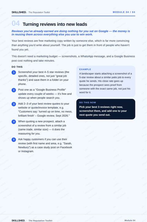 Blurred preview page from this course