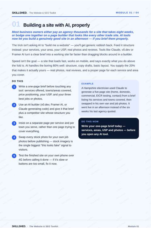 Blurred preview page from this course